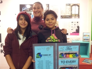 Our "Girls Club" group: me, Diane(left) and Kassandra(right). What a pleasure it was to work with these girls!